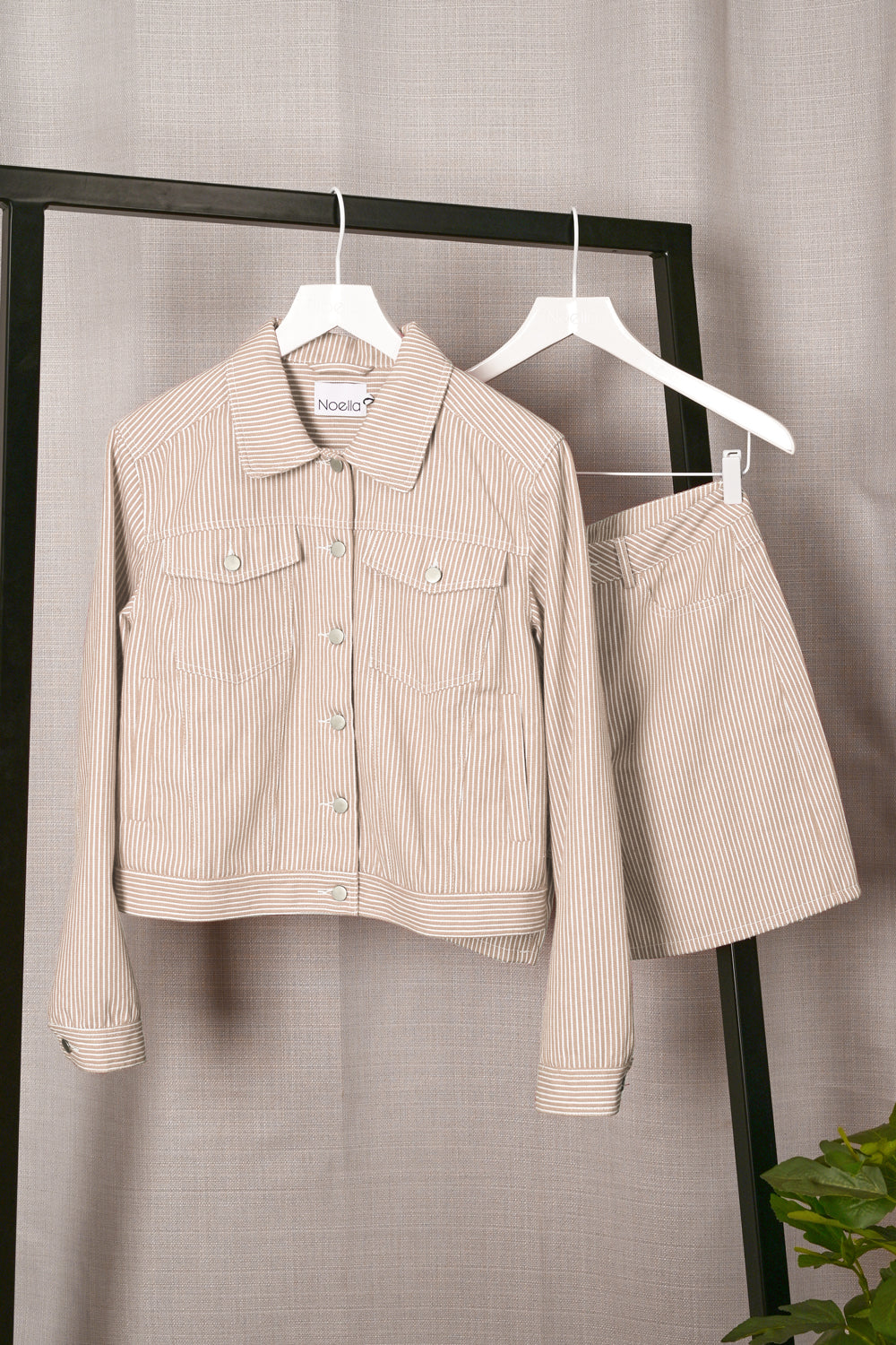 Sawyer Jacket Beige/White