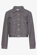 Noellas Sawyer Jacket Black/White Stripe. Køb Jakker hos www.noellafashion.dk