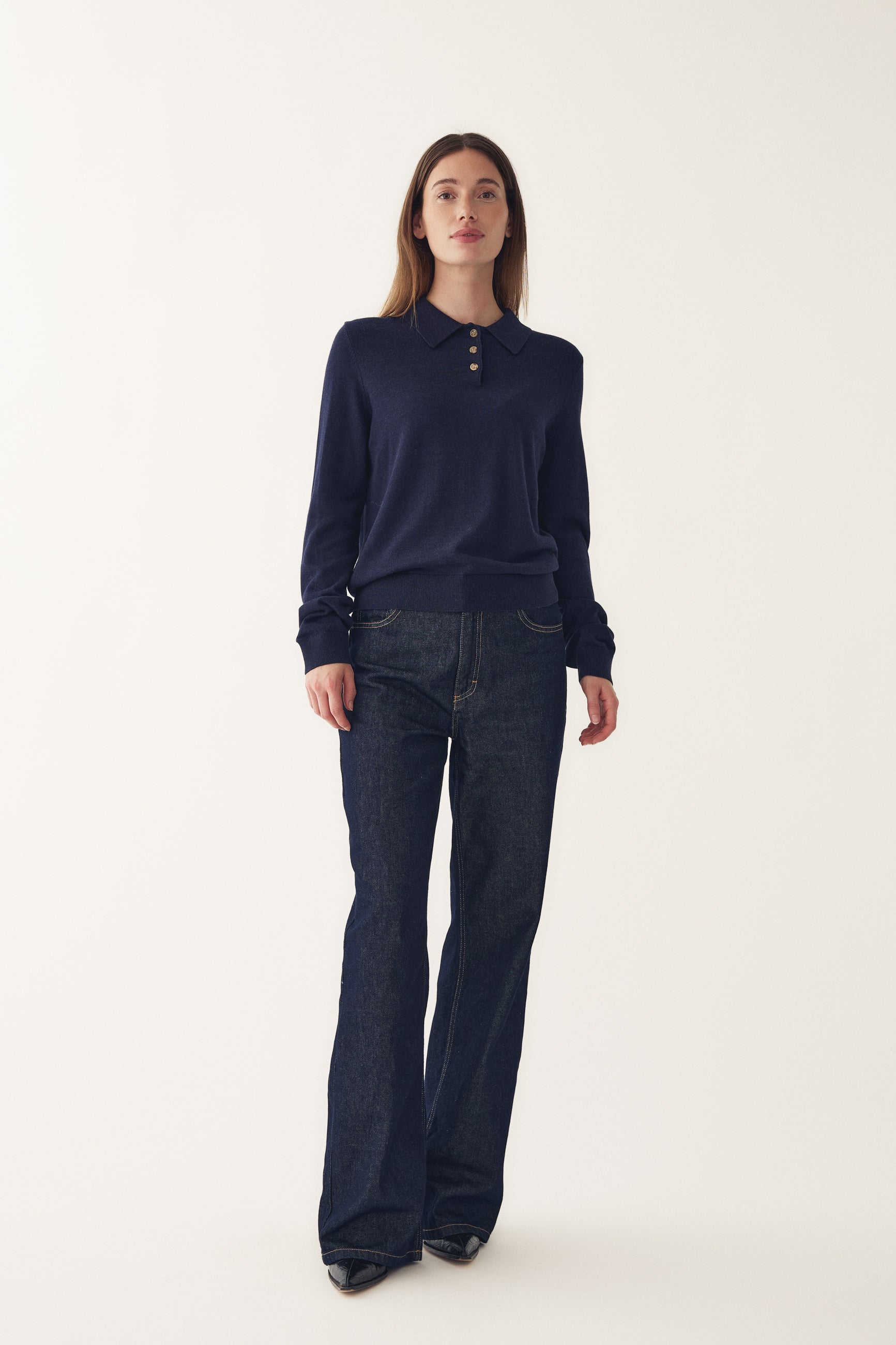 N-Maxine Knit Navy Blue