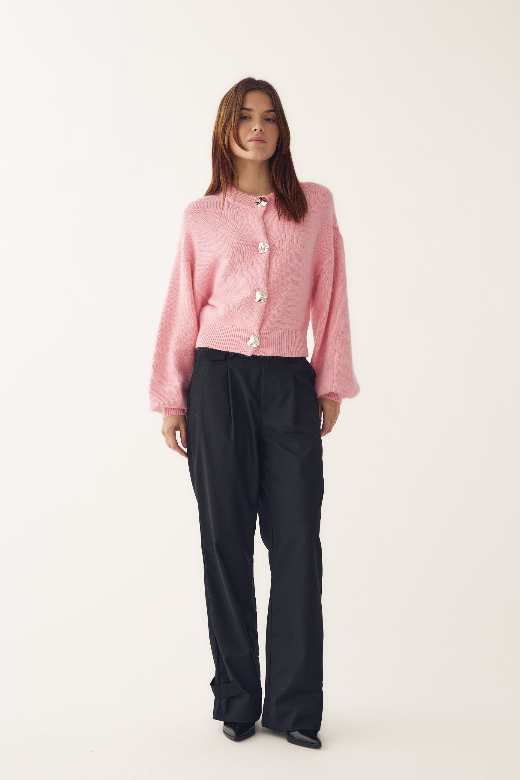 N-Miley Knit Cardigan Baby Pink
