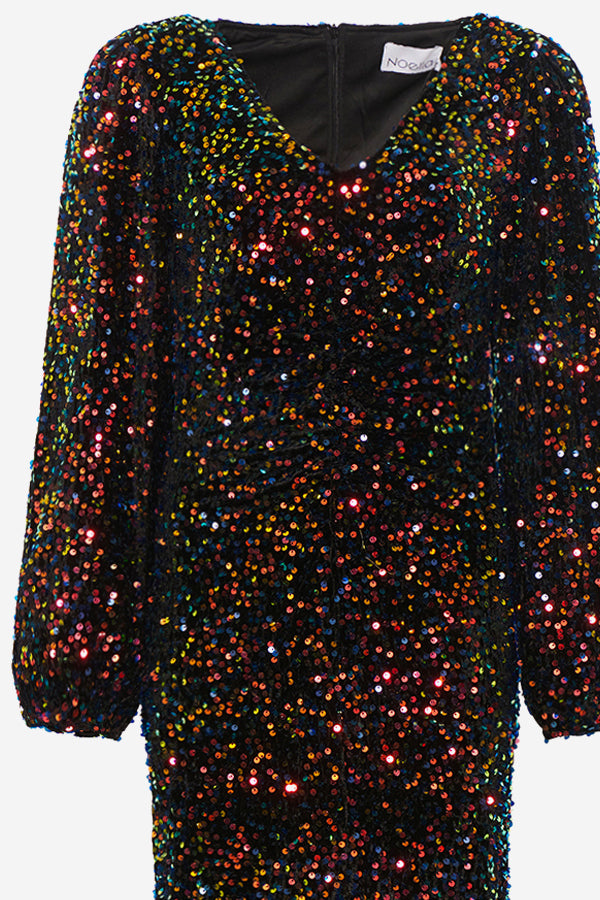 Teagan LG Dress Black Mix