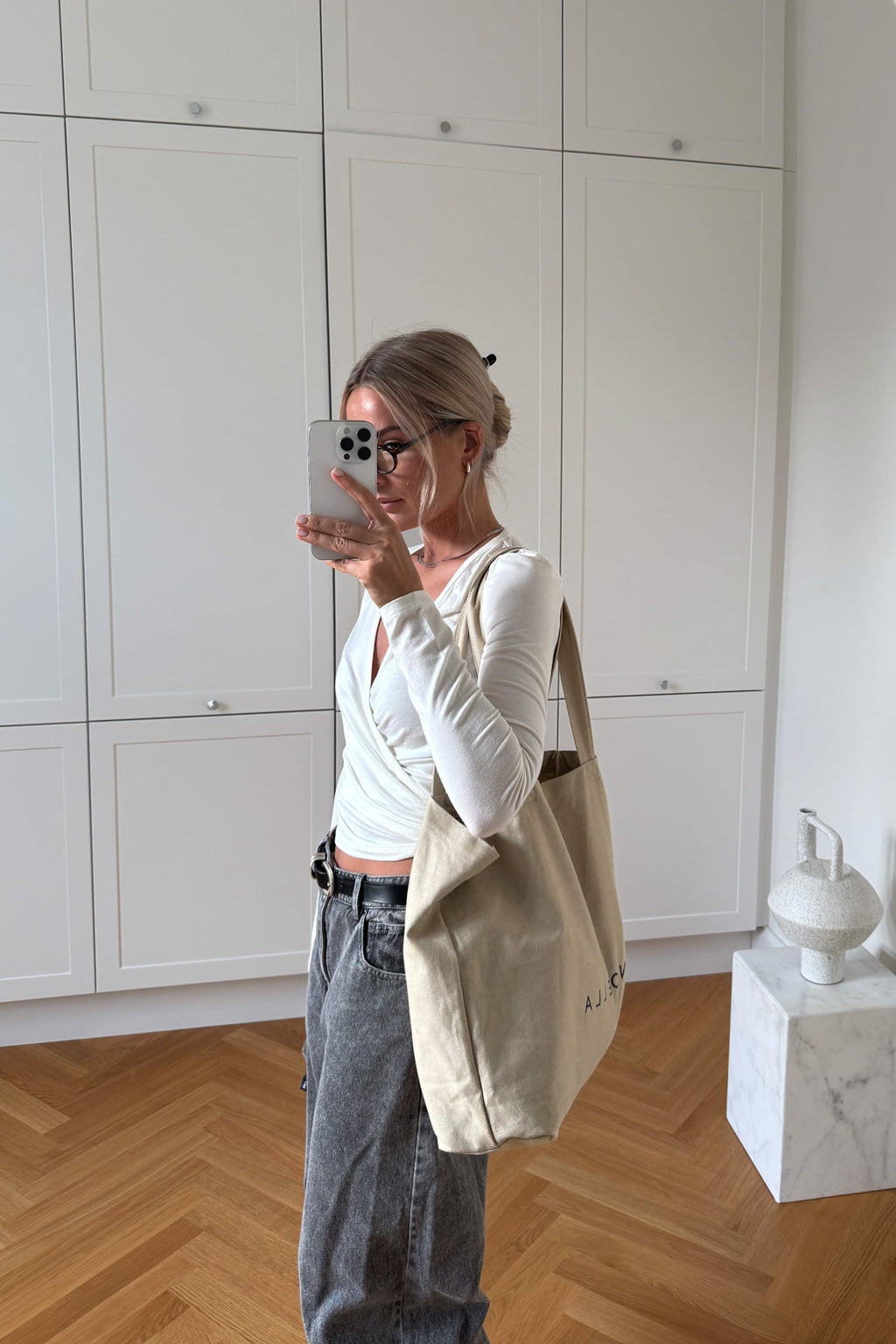 N-Noella Tote Bag Beige