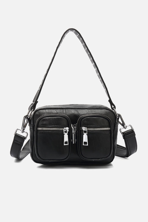 Noellas Kendra Bag Black Leather Look Black Leather Look. Køb Tasker hos www.noellafashion.dk