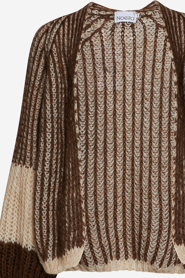 Liana Knit Cardigan Beige/brown